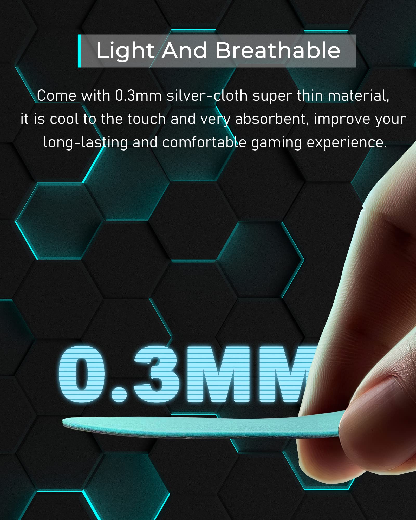 MERTTURM Rękawy na Palce do Gier Mobilnych, PUBG COD Ręczne Rękawiczki z Funkcją Antypotową, Precyzyjna Reakcja Dotykowa Zrównoważone Użytkowanie do Ekranów Dotykowych, Gier, Tabletów (Różowy)