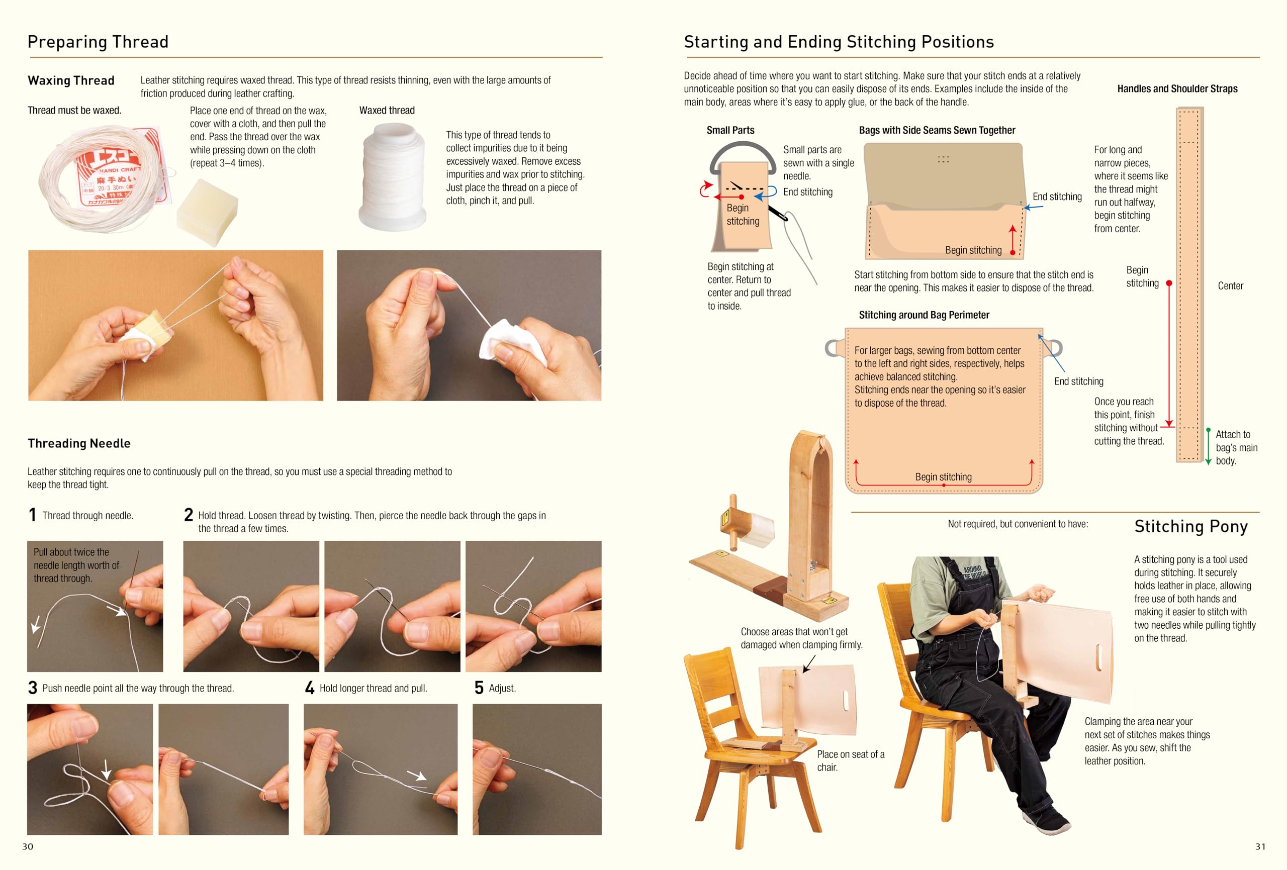 Crafting Leather Totes, Backpacks & Bags: Detailed Patterns & Step-By-Step Instructions for 18 Projects
