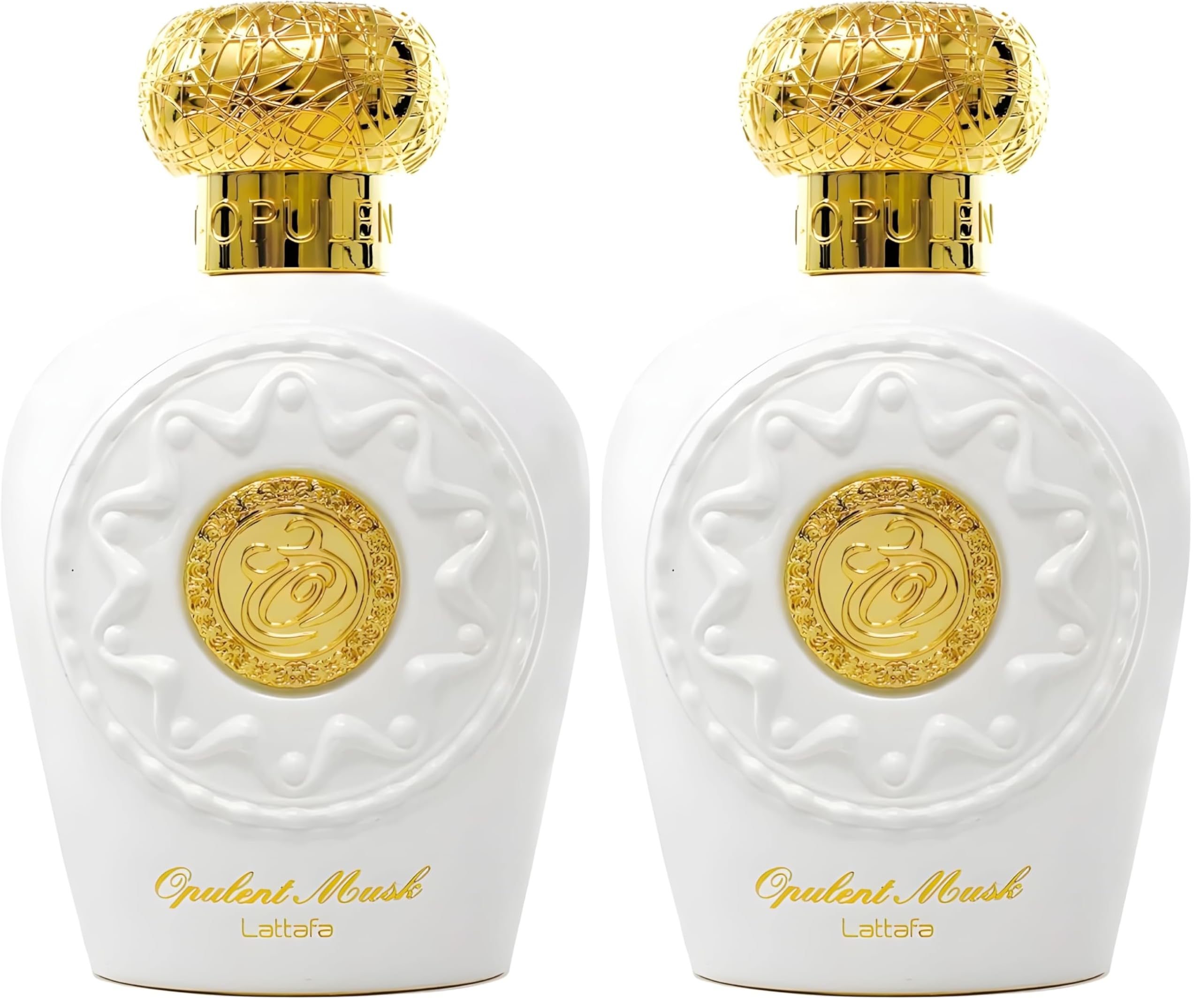 Lattafa Opulent Musk for Women Eau de Parfum Spray, 3.4 Ounce (Pack of 2)