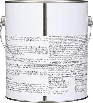 3M Marine High Gloss Gelcoat Compound, 06025, 10 lb, White