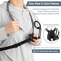 Vista 4 de Soporte de teléfono para el cuello para grabación, soporte magnético para el cuello para teléfonos, soporte de teléfono celular manos libres