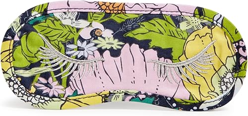 Vera Bradley Máscara de dormir de algodón para mujer, Bloom Boom, algodón reciclado, talla única