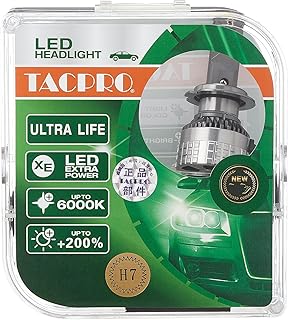 TAC PRO LED Headlight Bulbs Set 2 Pieces 6000K 650W