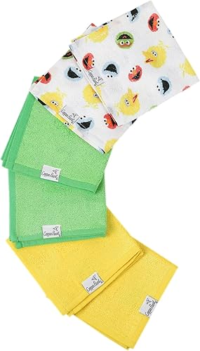 Copper Pearl 6 paños de baño para bebé, ultra suaves, grandes, suaves, de sésamo, 11 x 11 pulgadas