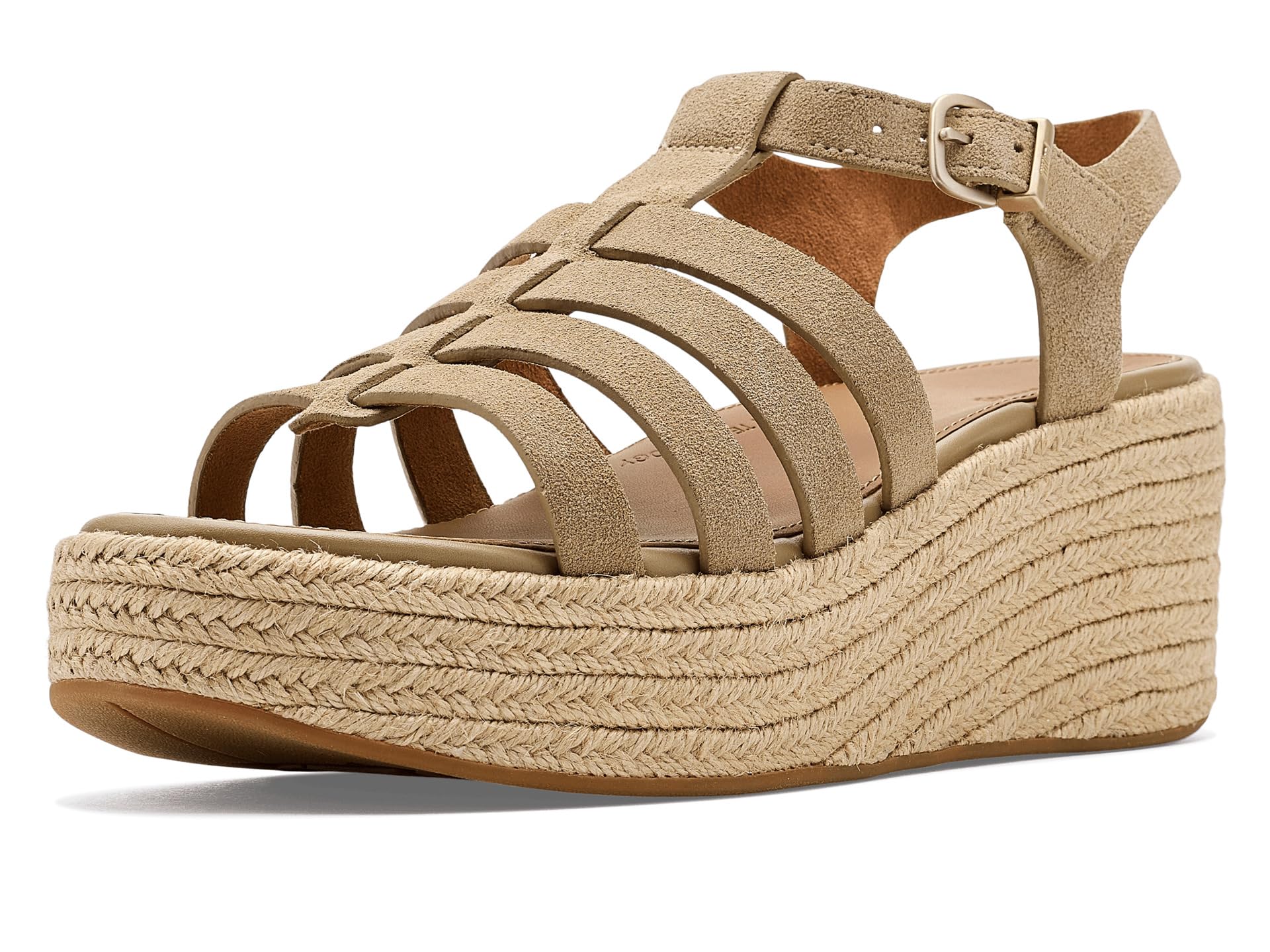 Fitflop Platfforms Espadr. Suede Fisherman Wedge Sandals Sandalias con cuñaMujer