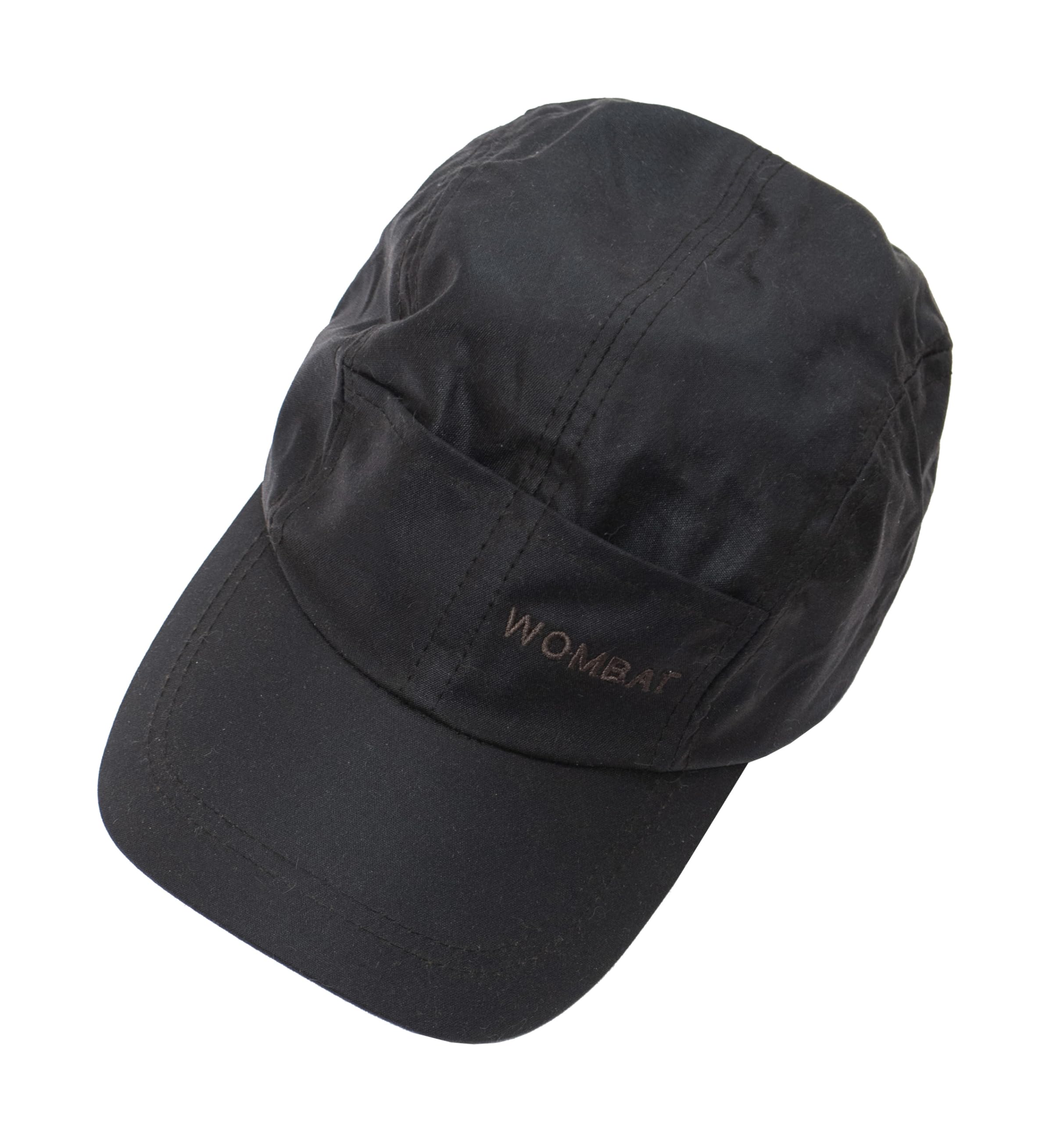 Wombat Leather Unisex Brown Wombat Waterproof Waxed Canvas Baseball Cap – Oilskin Outdoor Hat, Upf 50+ Sun Protection, Adjustable Strap, Lightweight Packable Fishing Hiking Cap (Brown)