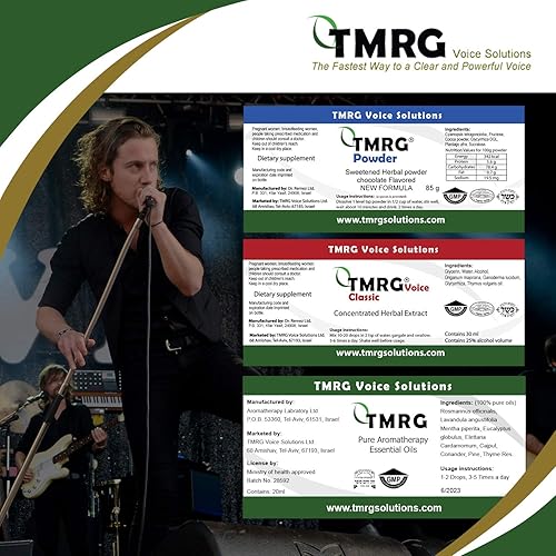 Miniatura 5 de TMRG Potente kit de recuperación vocal, grande (gotas de 1.0 fl oz+3.00 oz en polvo+0.7 fl oz de aceite + clip), remedio profesional de cuerdas