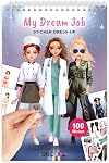 Sticker Dress-Up danseurs. Livre d'activités Stickers pour les enfants. Apprendre filles Design de mode, danseur Poses avec Sticking, et guide pour les jeunes 5 Filles Fashion Paper Dolls Habiller Jeux