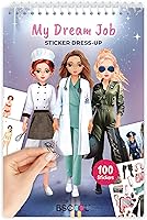 Vista 11 de Sticker Dress Up Ballet - Libro de actividades con calcomanías para niños. Aprende diseño de moda de ballet para niñas con calcomanías y guías