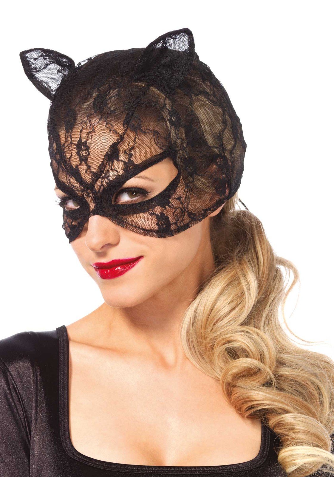 Leg Avenue Lace Cat Mask (One Size)