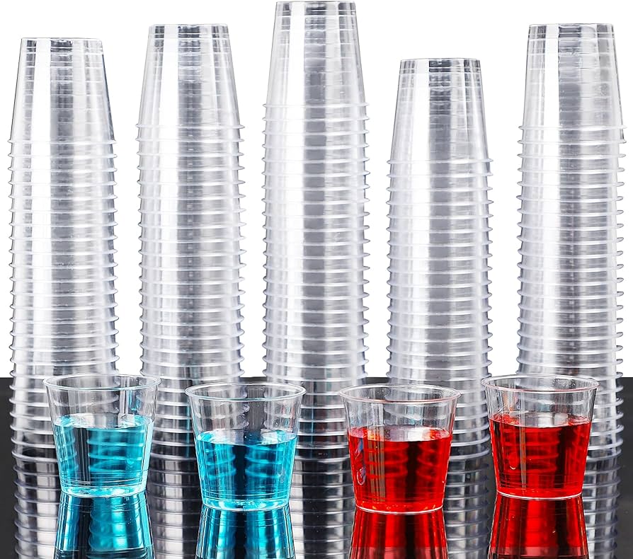 クリアジェル　600g Amazon.com: Zcaukya 500 Shot Glasses, 1oz Clear Plastic Disposable
