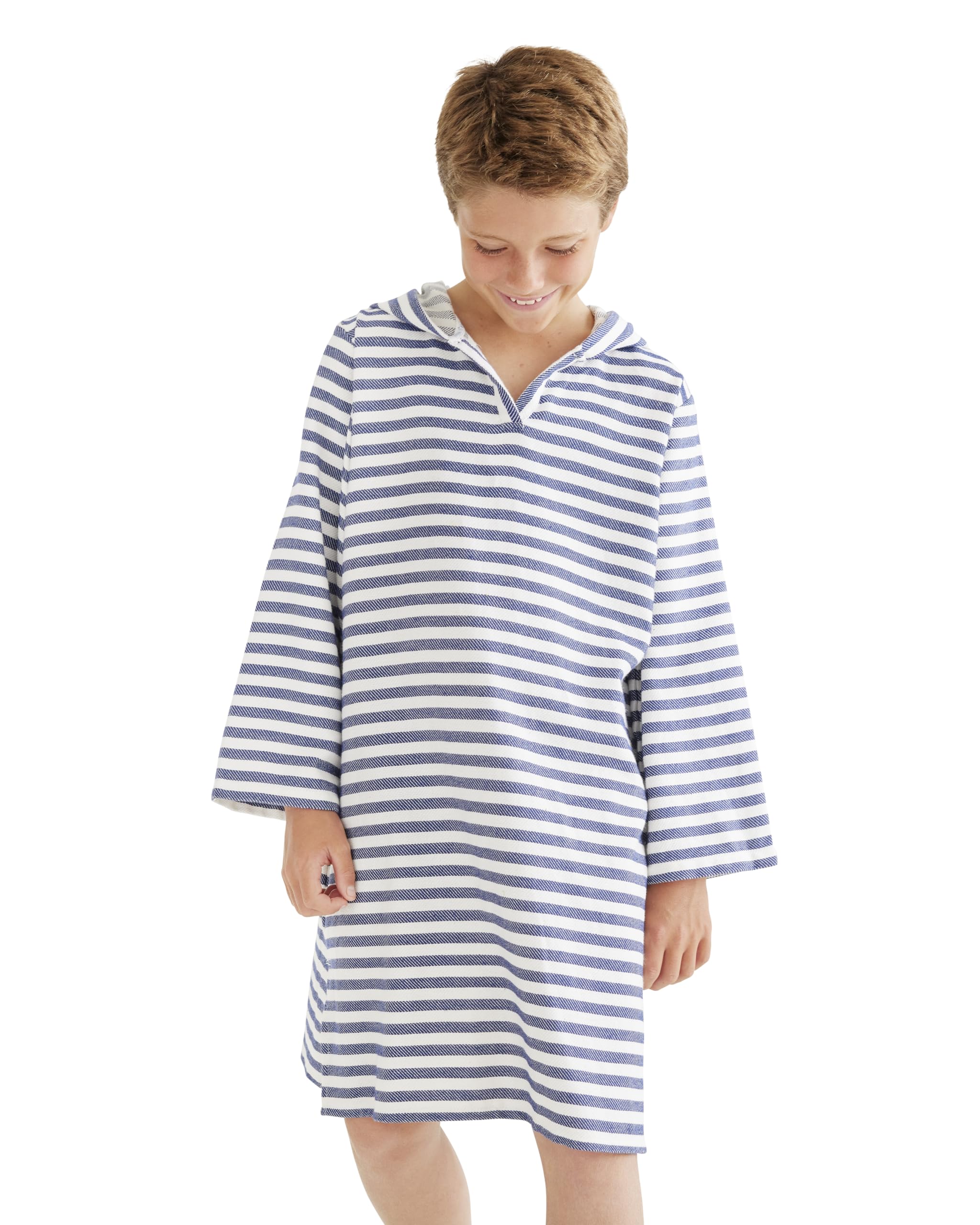 Hooded Towels for Kids - Ultra-Soft Turkish Cotton Poncho, Lightweight Wearable Towel - Cozy Beach Poncho & Kids Swim Cover Up for Bath, Pool & Home -