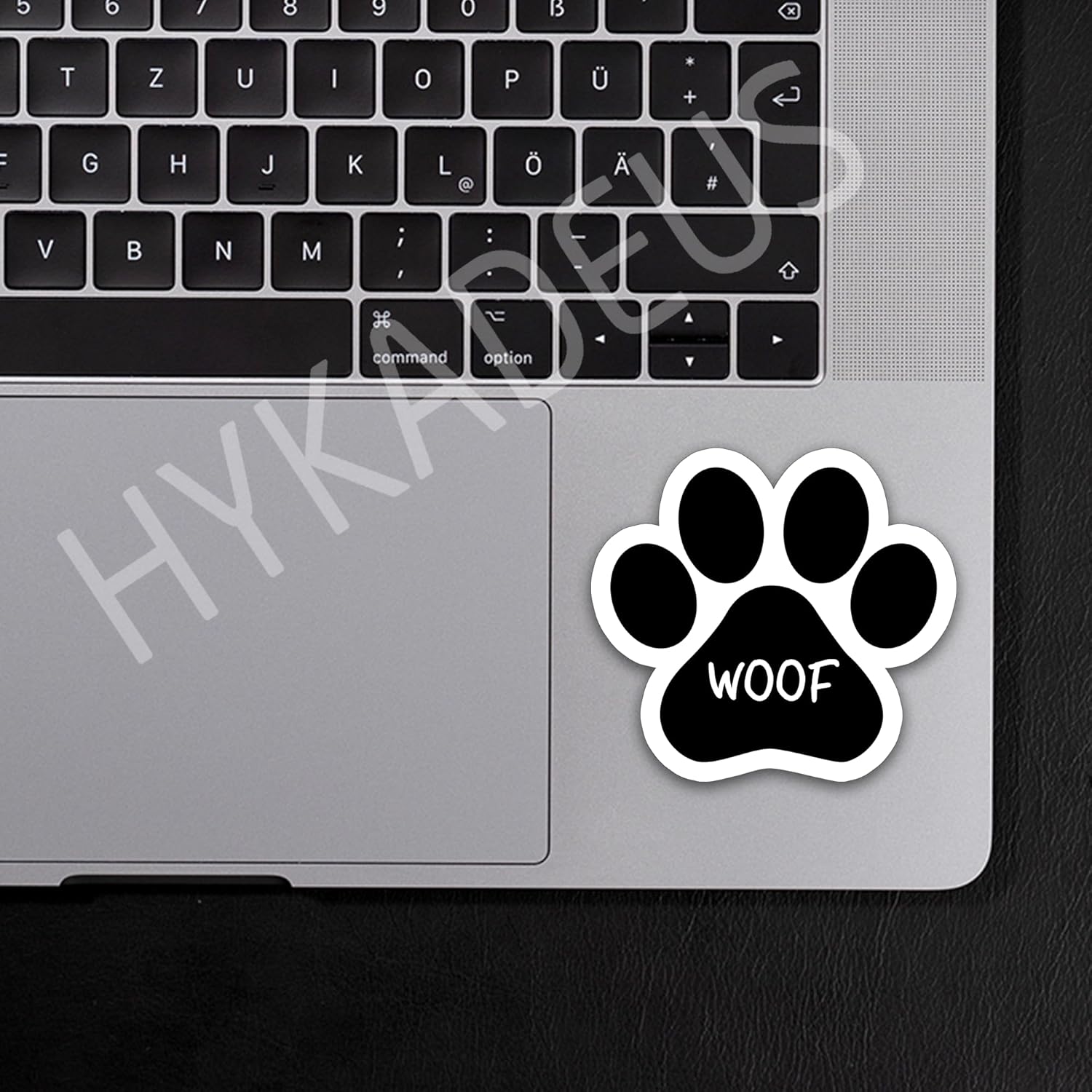 (3PCS) Woof Sticker Dog Paw Print Stickers Waterproof Vinyl Decals for Laptops, Tumblers, Water Bottles, Scrapbooks, Scrapbooks, Gifts for Dog Lovers 3" x 2.8" - Image 5