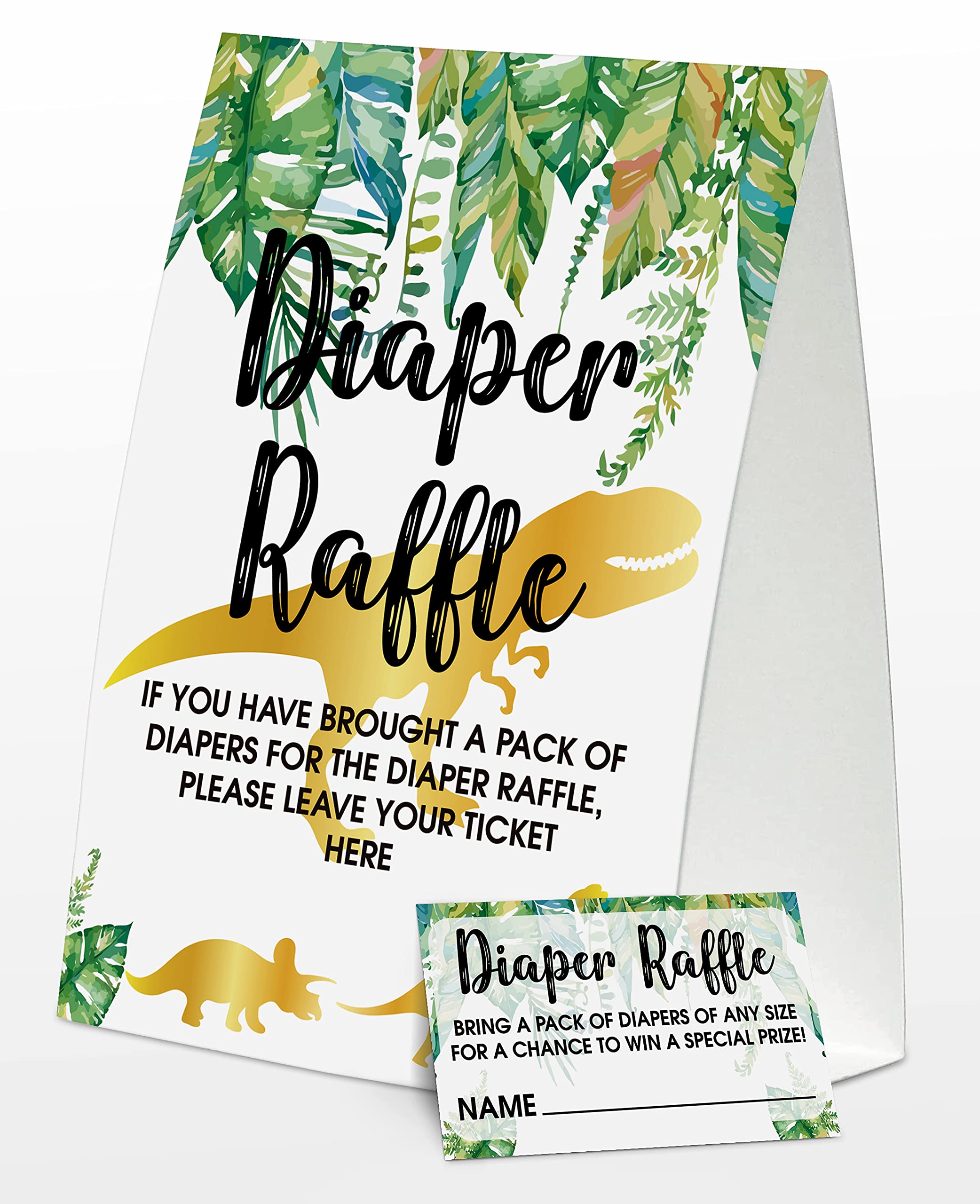 Buy Diaper Raffle Baby Shower Game, Bring A Pack Of Diapers Game Kit (1