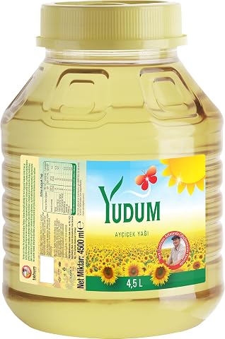 Yudum Ayçiçek Yağı 4,5 lt Yuvarlak Pet