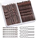 100Pcs Bobby Pins Bobby Pins for Women, Brown Bobby pins Hair Pins, Hair Pins for Women 2inch