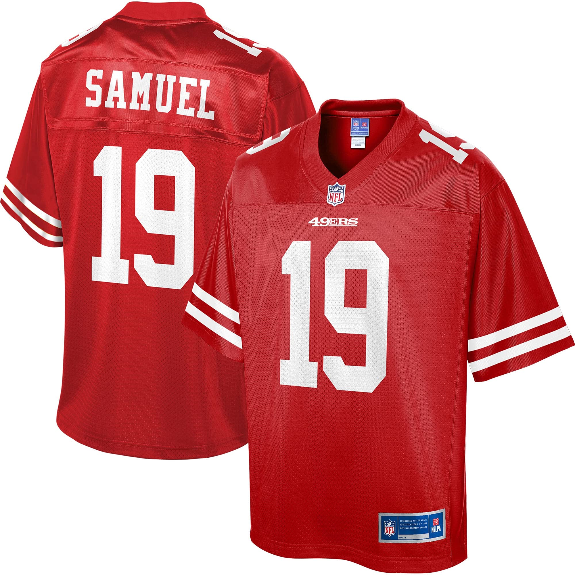 NFL PRO LINE Men's Deebo Samuel Scarlet San Francisco 49ers Team Player Jersey