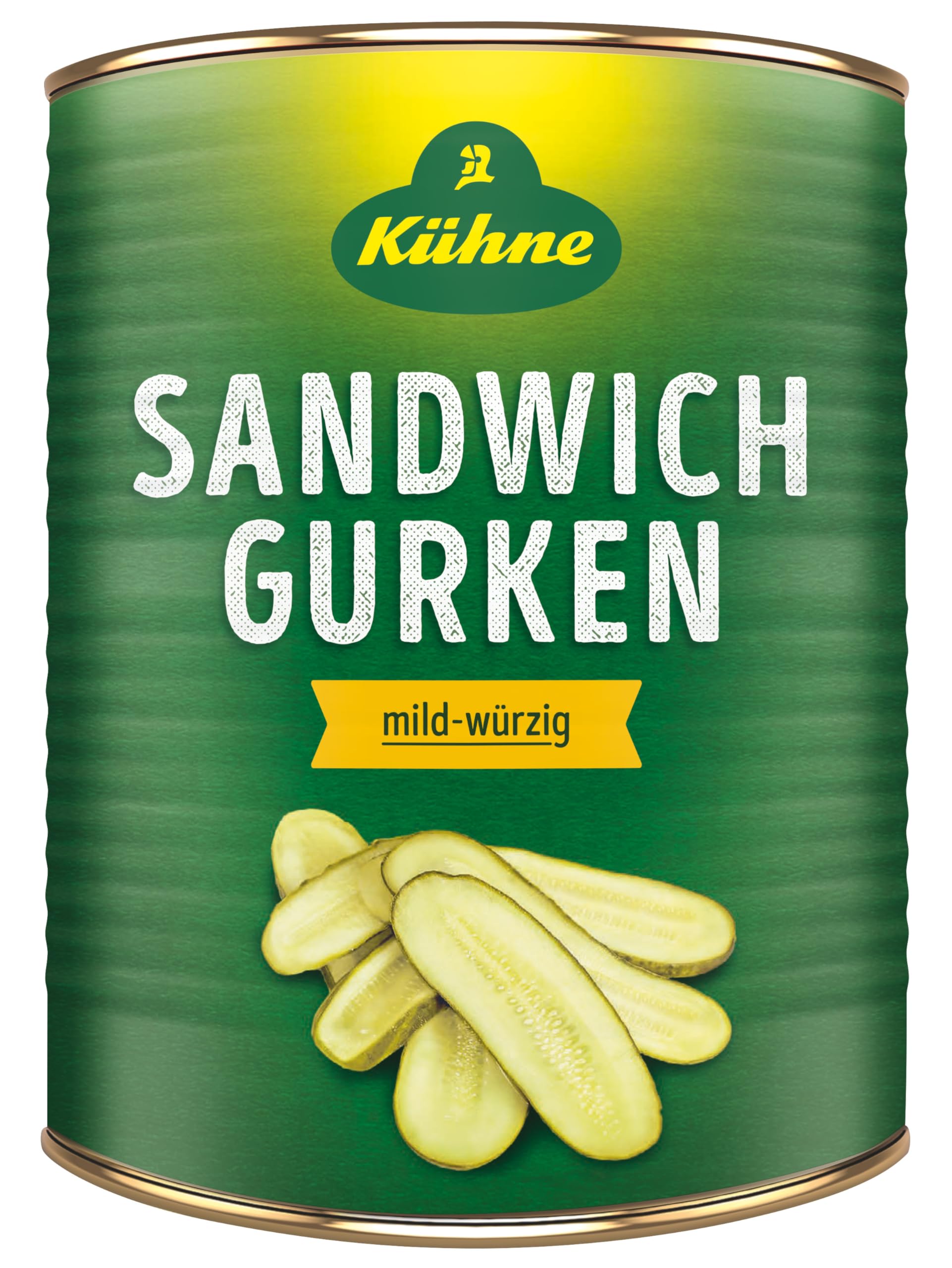 Kuhne Gherkin Sandwich Slices 2.9 kg (Pack of 1)