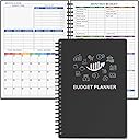 Budget Planner - Monthly Finance Organizer with Expense Tracker Notebook to Manage Your Money Effectively, Undated Finance Planner/Account Book, Start Anytimem,A5(8.6x5.9 inchs),100gsm Paper - Silvery