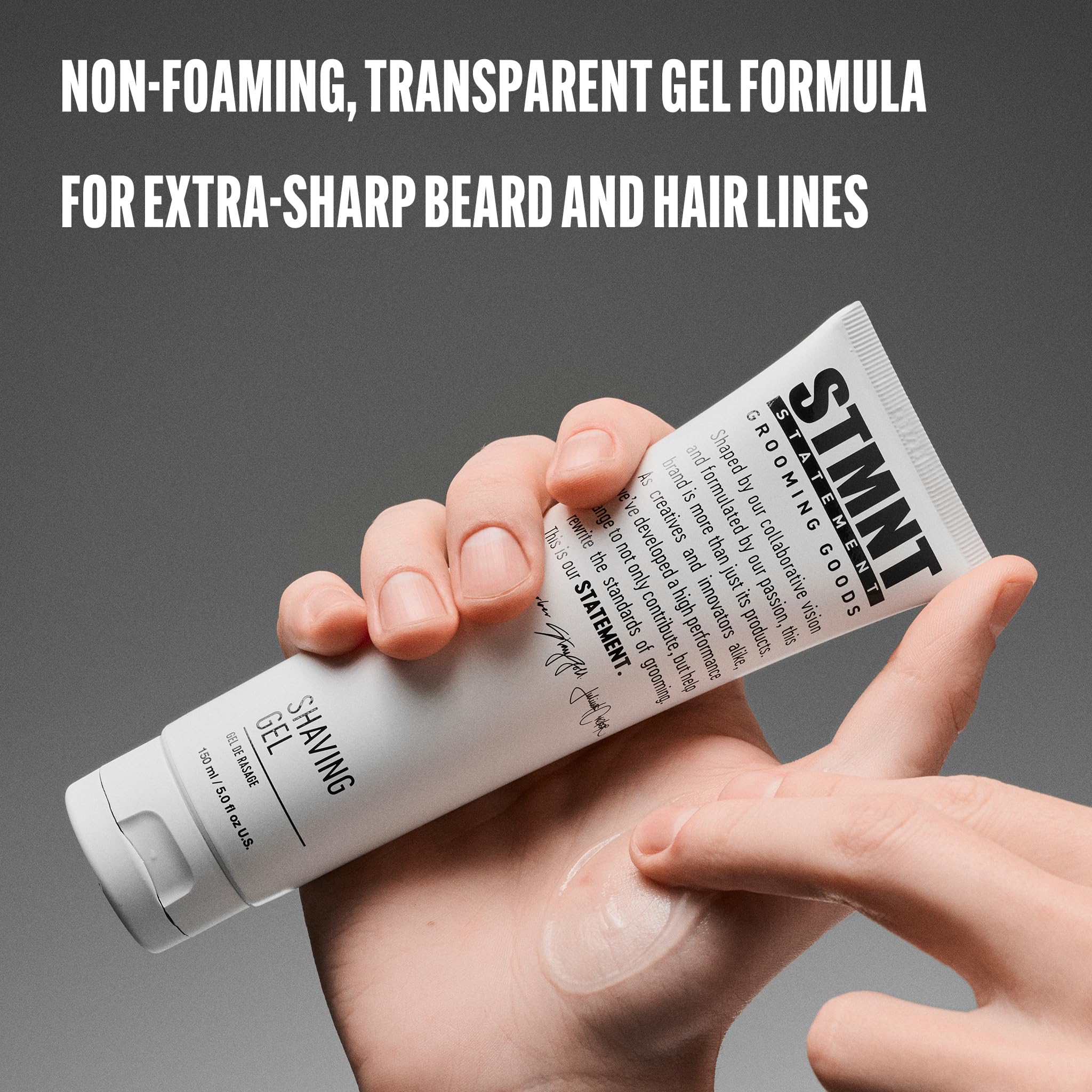 STMNT STATEMENT GROOMING GOODS Shaving Gel - Gel de Afeitado de Precisión - Barba y Líneas del Cabello - 150 ml