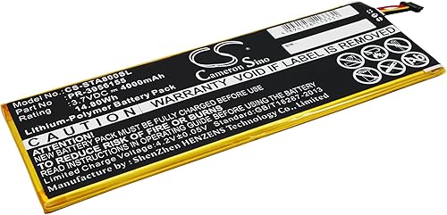 Batería de repuesto para Insignia Flex 8" NS-15AT08 Parte NO PR-3956155