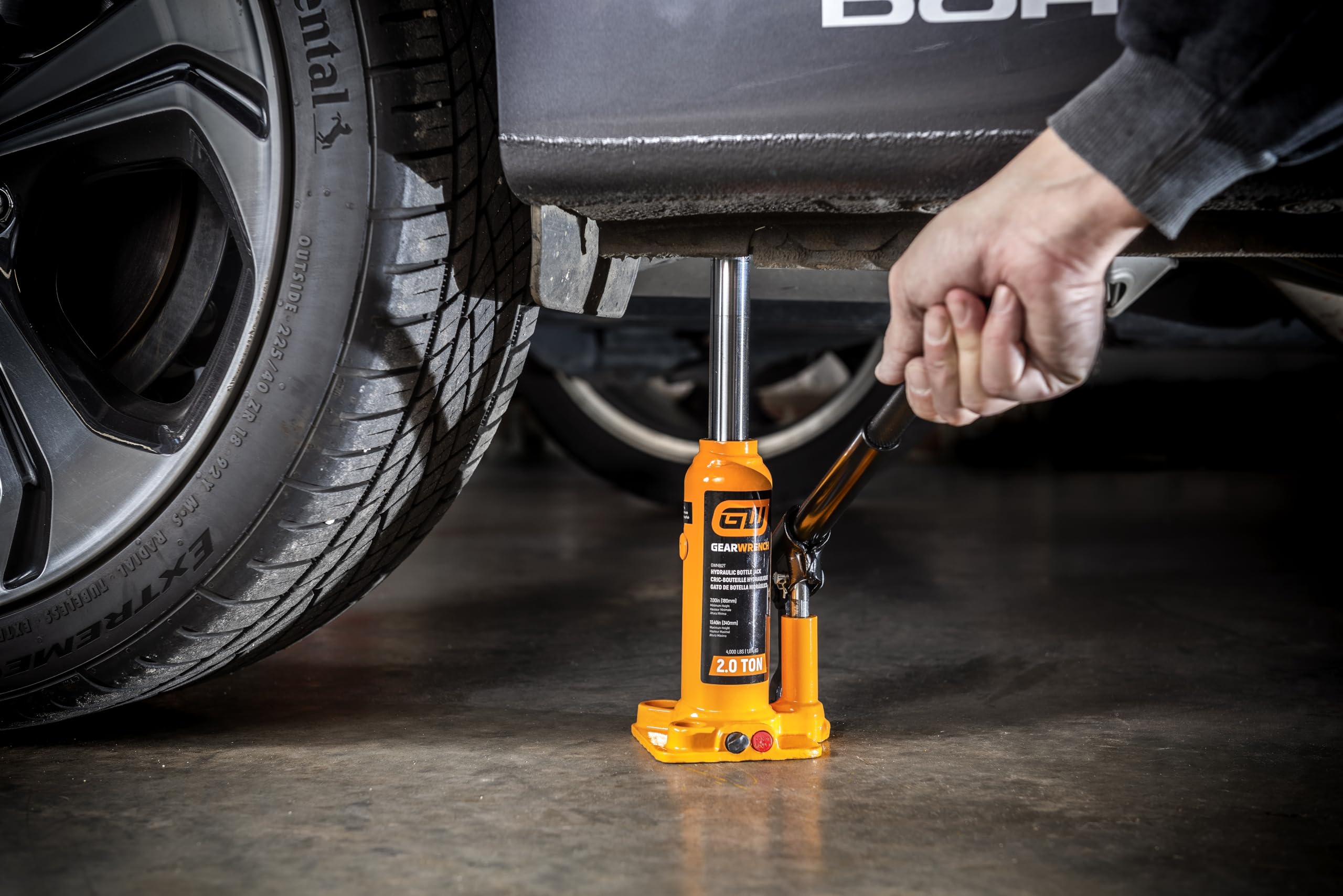 GEARWRENCH Hydrauliczny podnośnik do butelek 2 ton | GWHBJ2T