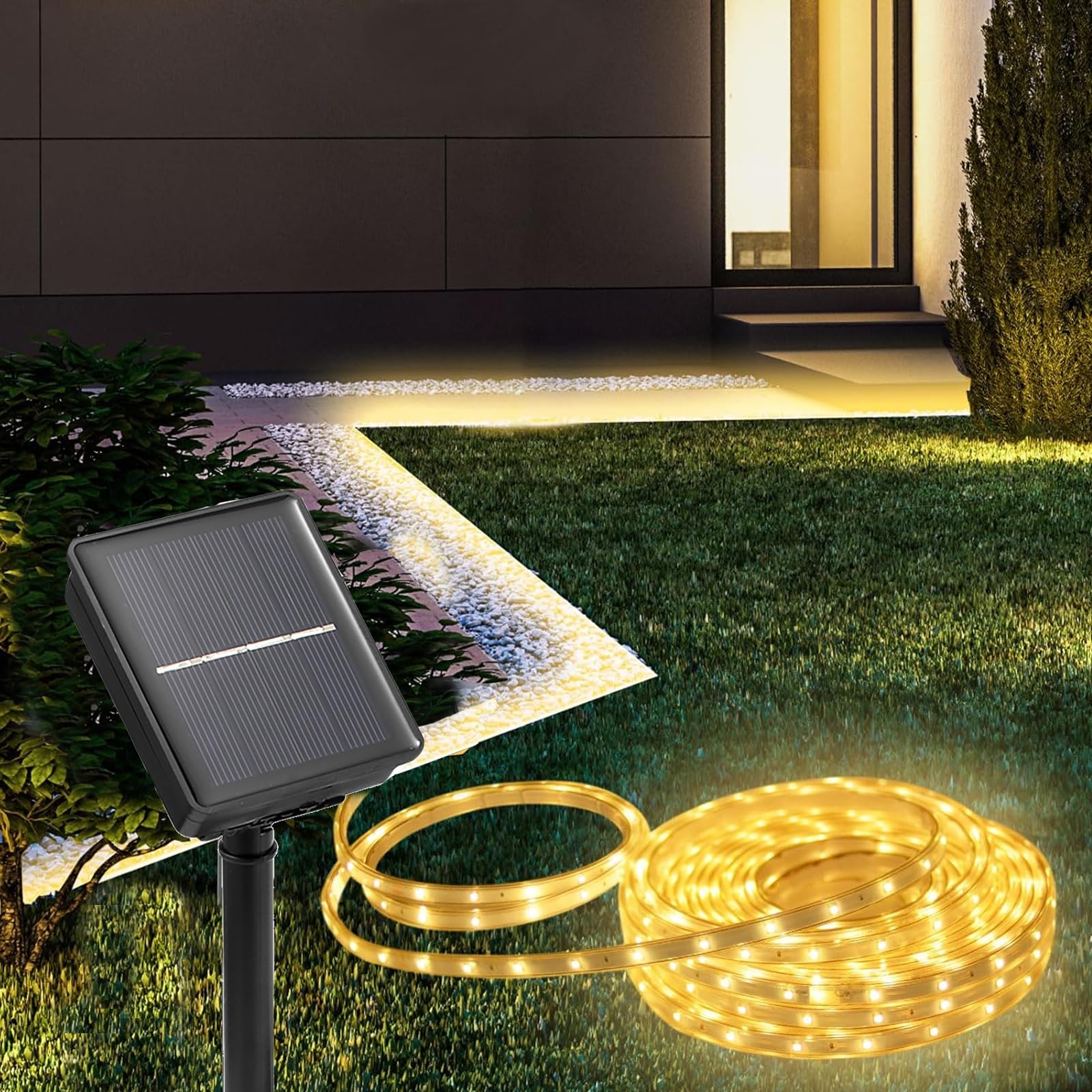 Luci A LED Solari Per Esterno 3 Metri - 90 LED, Impermeabili IP65 | Per Giardino, Terrazza, Feste - Foto 11