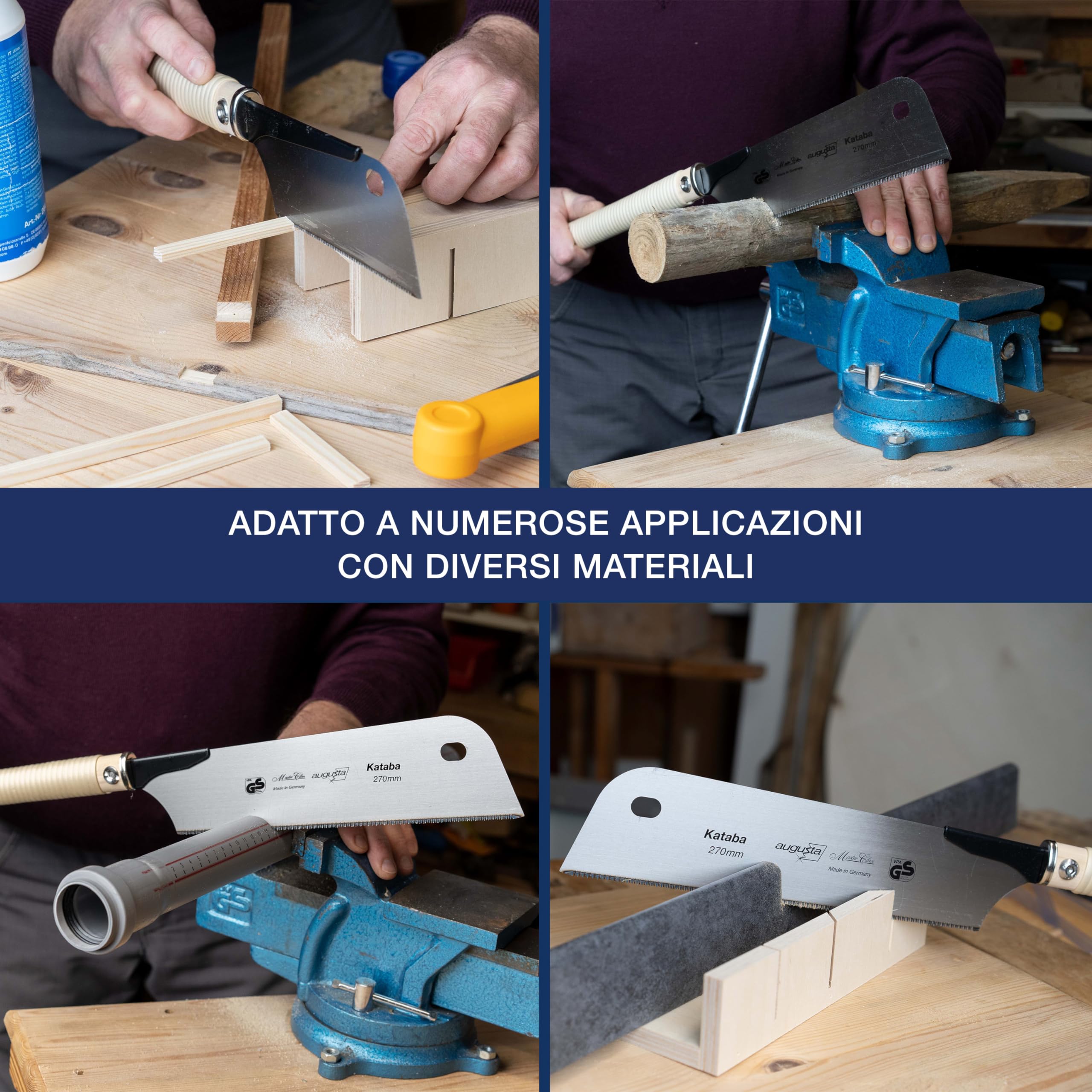 Augusta, Sega giapponese Kataba 270 mm per tagli profondi - 44020 270 AMA