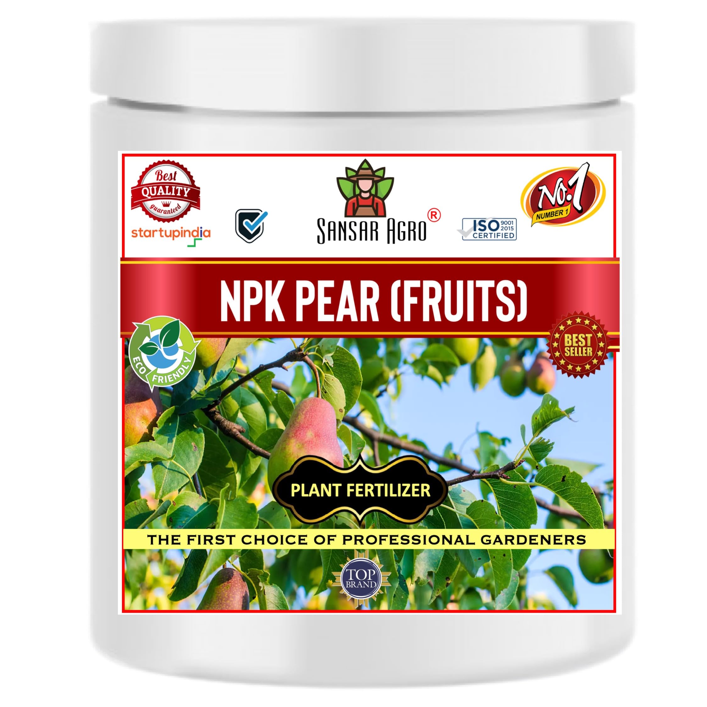 Sansar Agro® NPK for Pear Fruit Plant (200 gm), Essential NPK fertiliser for Maximising Fruits in Pear Plant.-picture-31