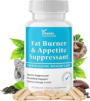 Fat Burner & Appetite Suppressant for Weight Loss Diet Pills for Women & Men - GLP-1 Support with Glucomannan, Green Tea Extract - Non-GMO, Made in USA - 35 Vegan Capsules 35 Day Supply - Dr Vitamin