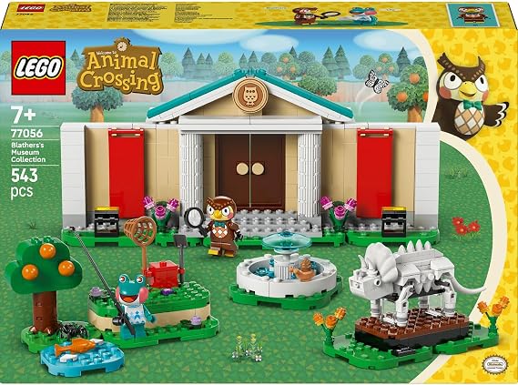LEGO Animal Crossing Blathers Museum Collection 77056 – Nature Themed Creative Toy Making Set with Animal Figures for Children Ages 7 and Over (543 Pr)