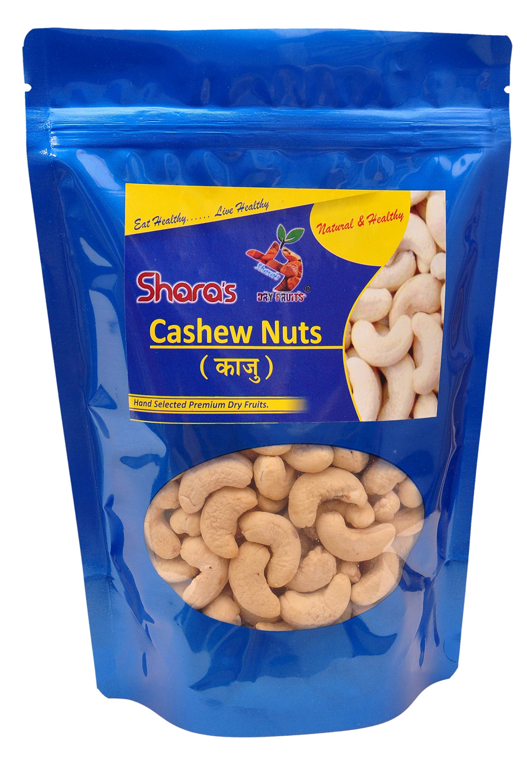 Shara's DRY FRUITS 100% Pure Premium Cashews Whole,400G