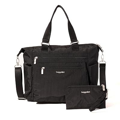 Baggallini Trifecta Convertible Backpack Handbags Black, Nylon