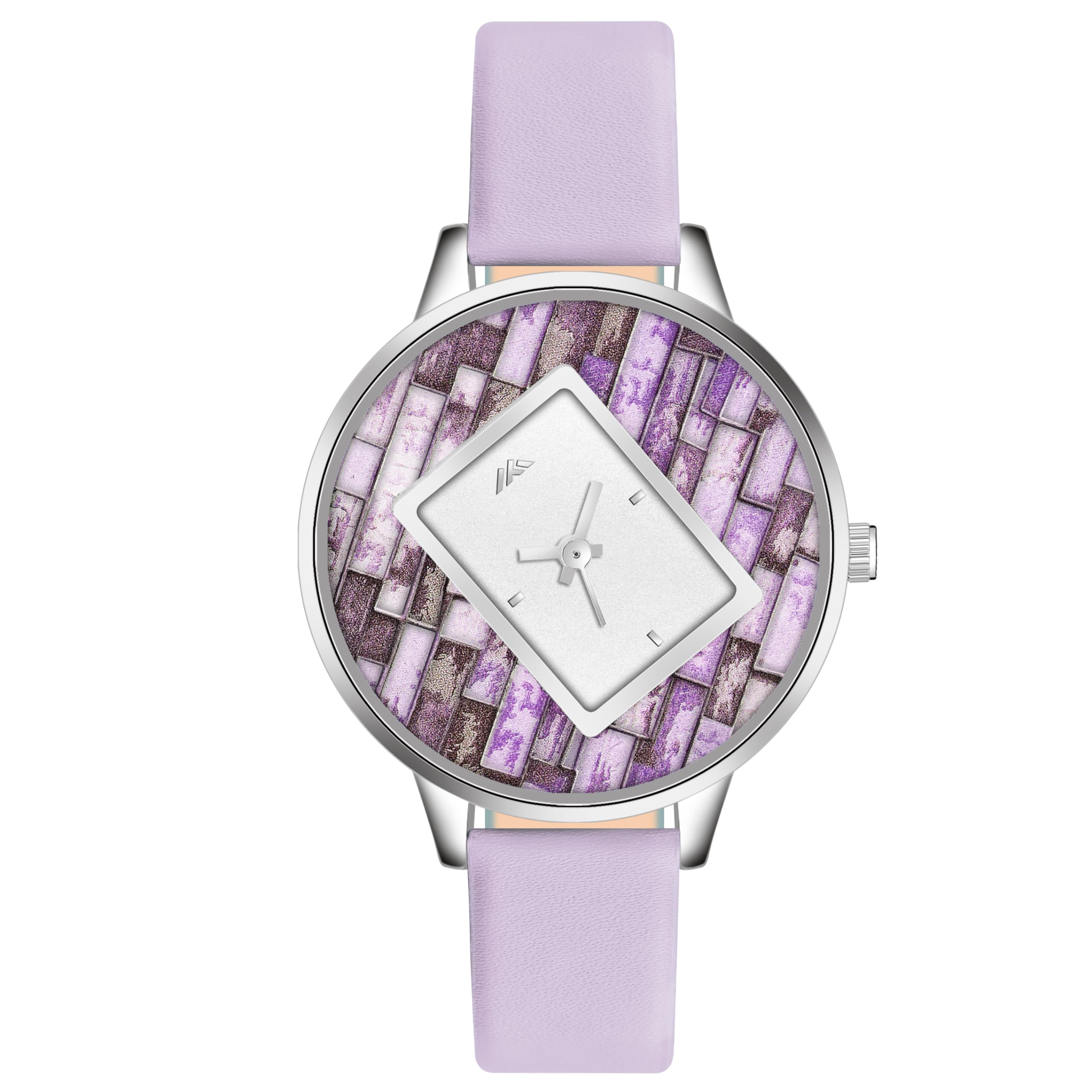 Shocknshop Quartz Analog Multicolor Round Dial Leather Strap Ladies Watch for Women -MT5660 (Purple) (B0CYX2HSW4) Amazon Price History, Amazon Price Tracker