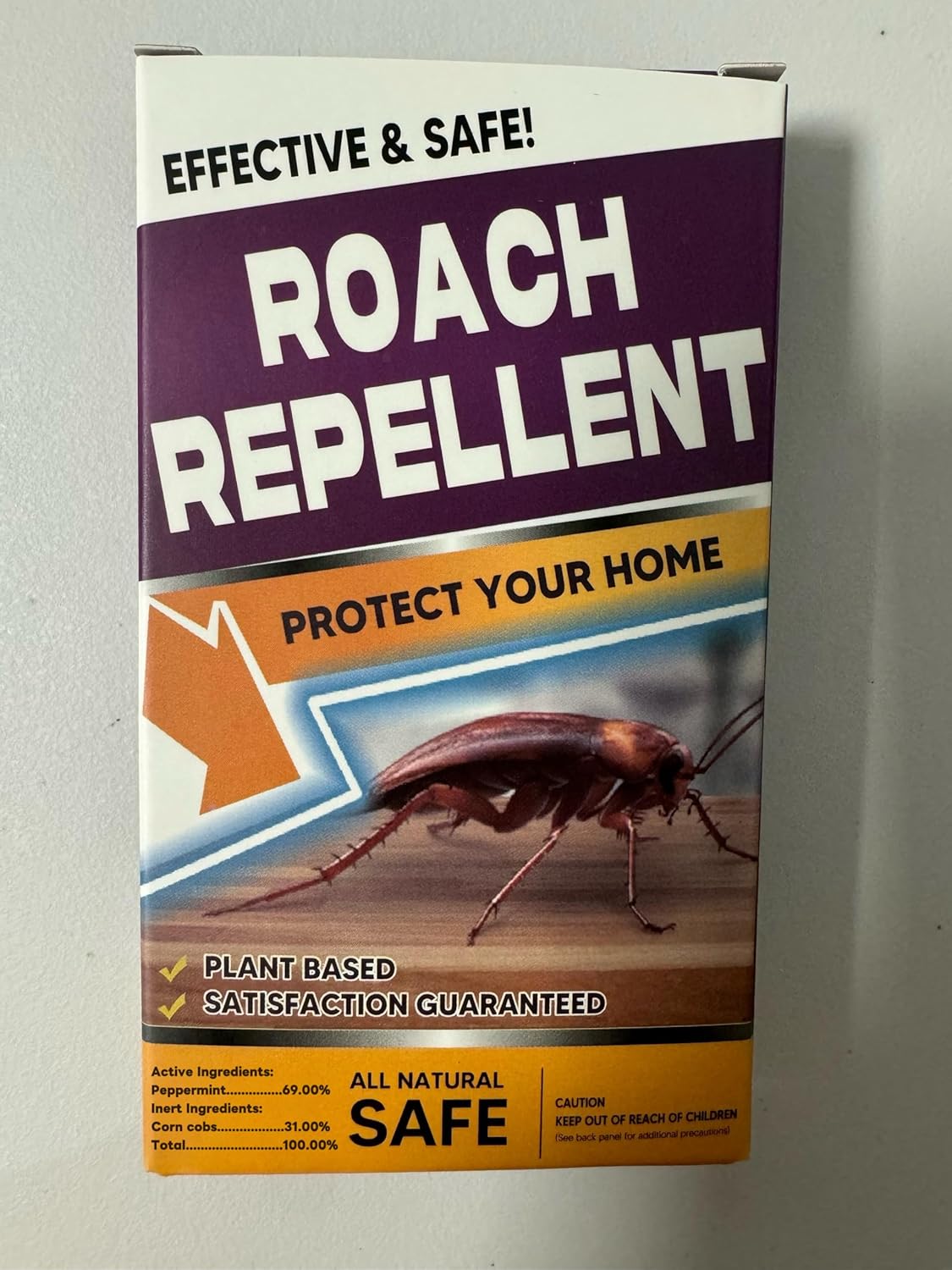 Cockroach Covers Up to 125 Sq Ft, Easy to Use, Indoor & Outdoor Use, 8P