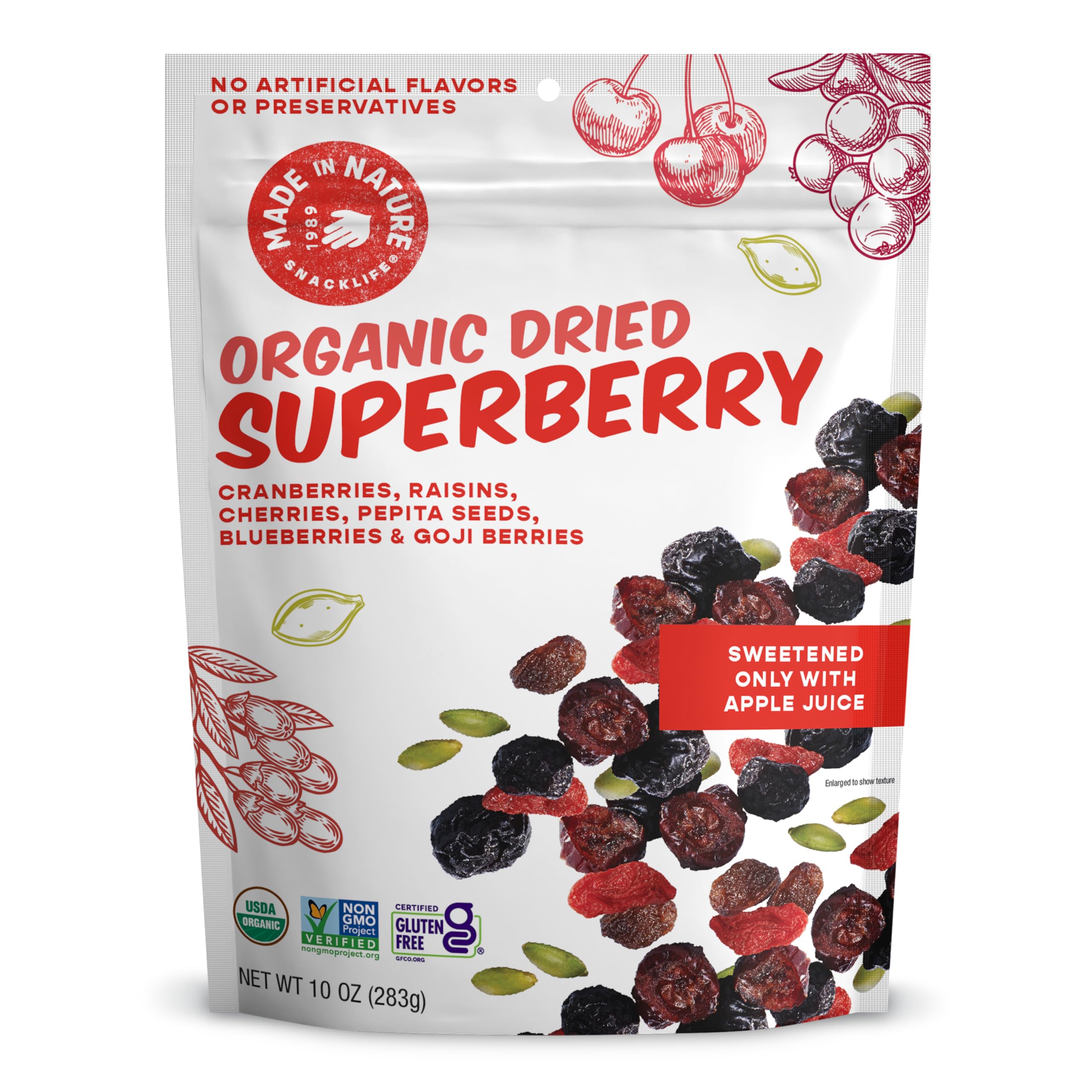 Amazon.com: Made In Nature Superberry Fruit Fusion, 10 oz