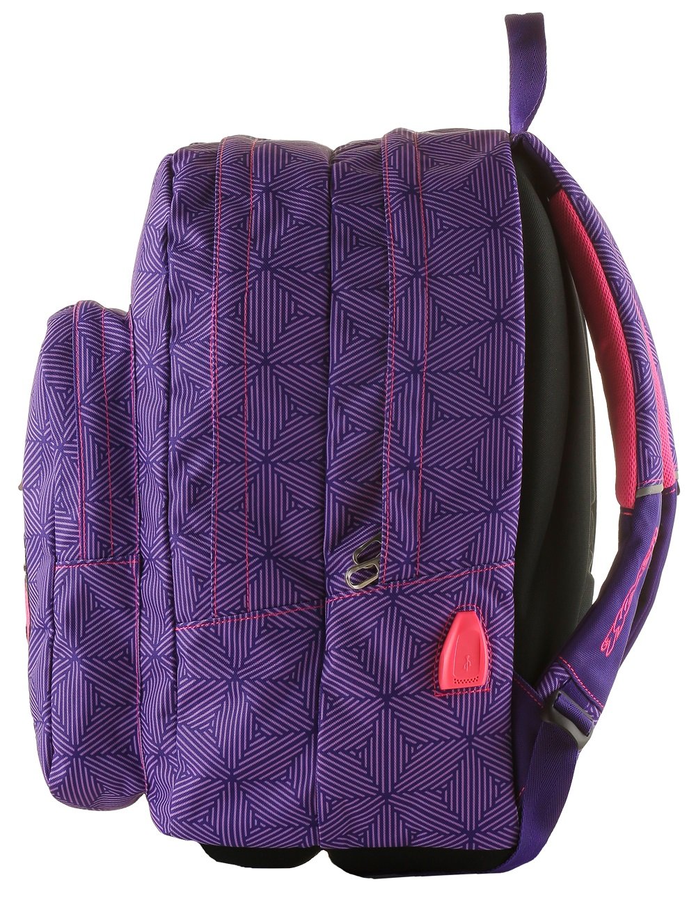 Seven Outsize Rebel Girl Backpack Purple 33 Litri - Dettaglio