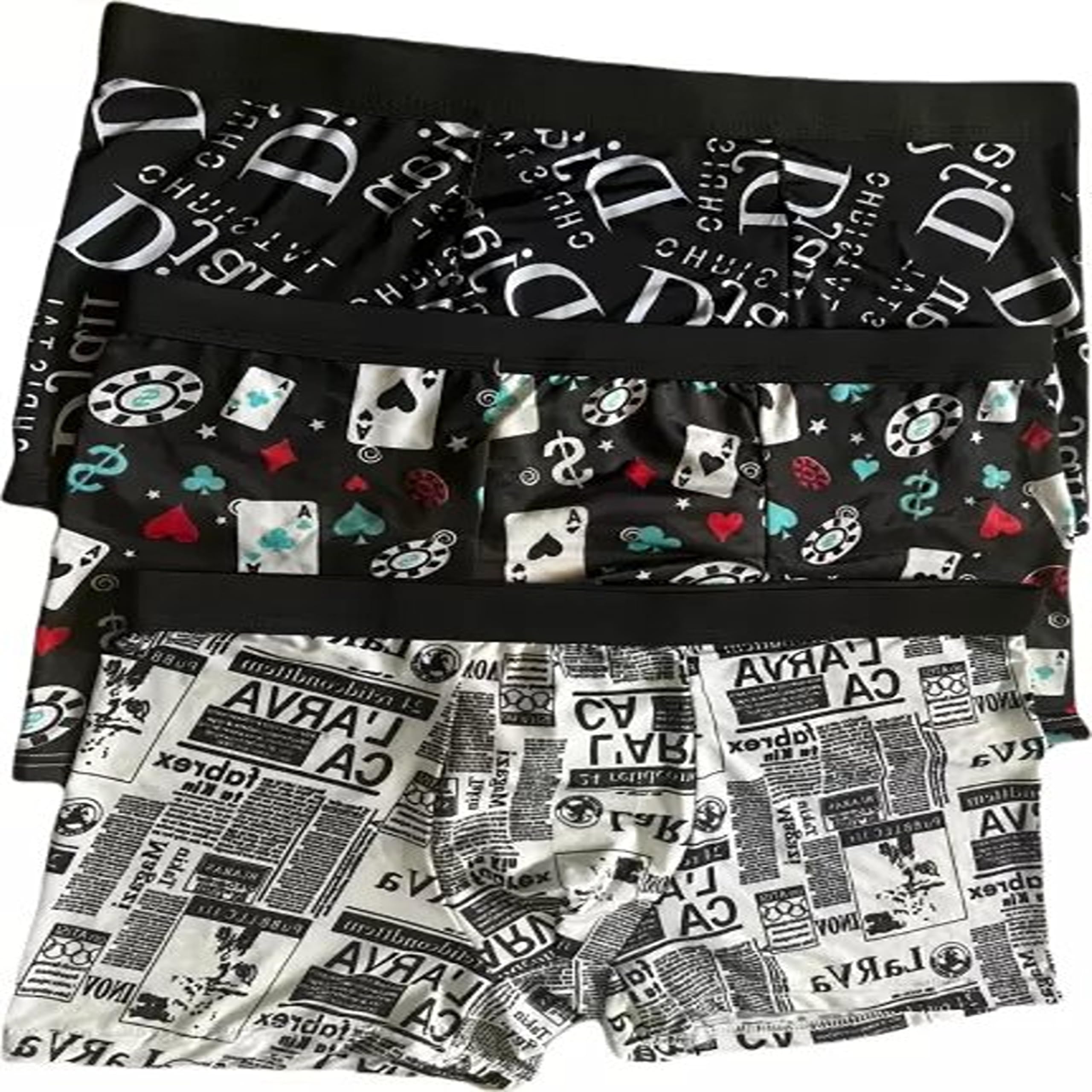 42 Pack of 3 Printed Underwear for Men Briefs-picture-12