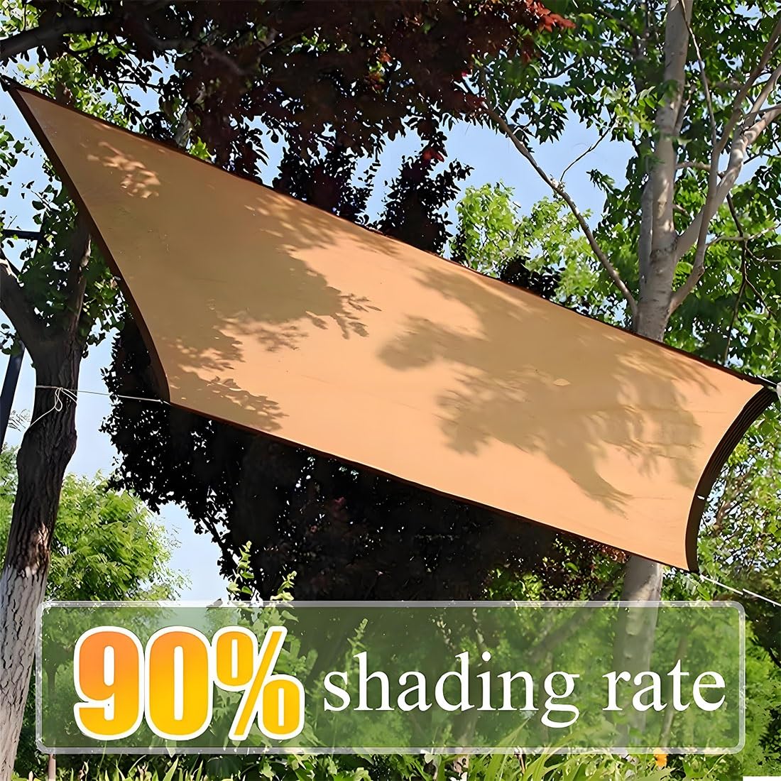 Parasole 4x6m Siatkowa Ochrona Solare Ochrona Prywatności Anti per Serra e Esterni Resistente ai Roditori (2x4 m/6.6x13.1ft)