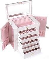 Vista 5 de Gran caja o almacenamiento para joyas Kendal LJC-SHD5.