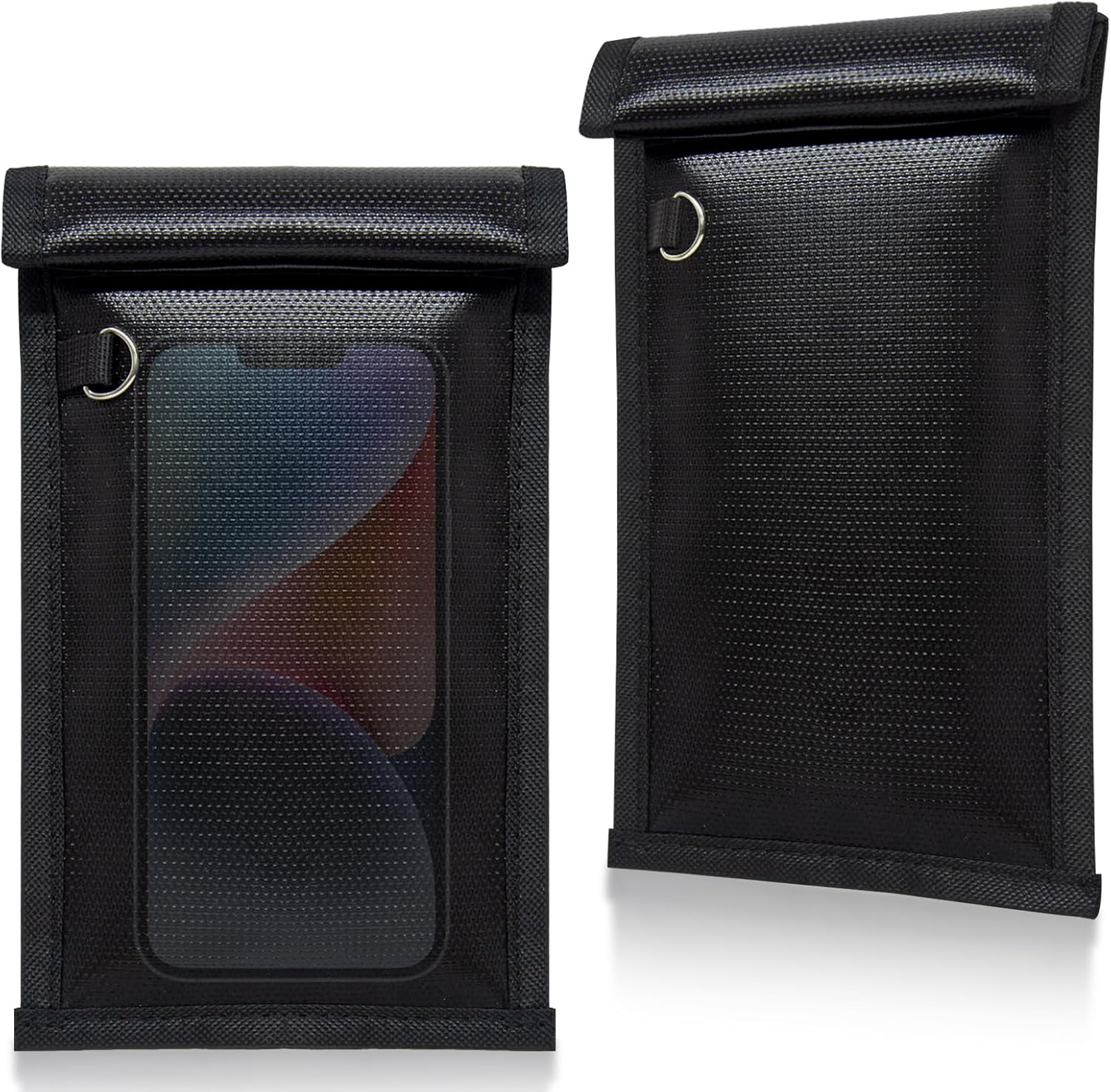 yaokvide Large Faraday Bags - 5 Pack Faraday Cages for Laptops & Tablets & Phones & Car Keys, Faraday Key Fob Protector, Fireproof & Waterproof Anti-theft Signal Blocking Pouch