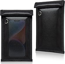 yaokvide Faraday Bags for Phones & Car Keys, Fireproof & Waterproof Faraday Key Fob Protector, Anti-Theft Signal Blocker Pouch
