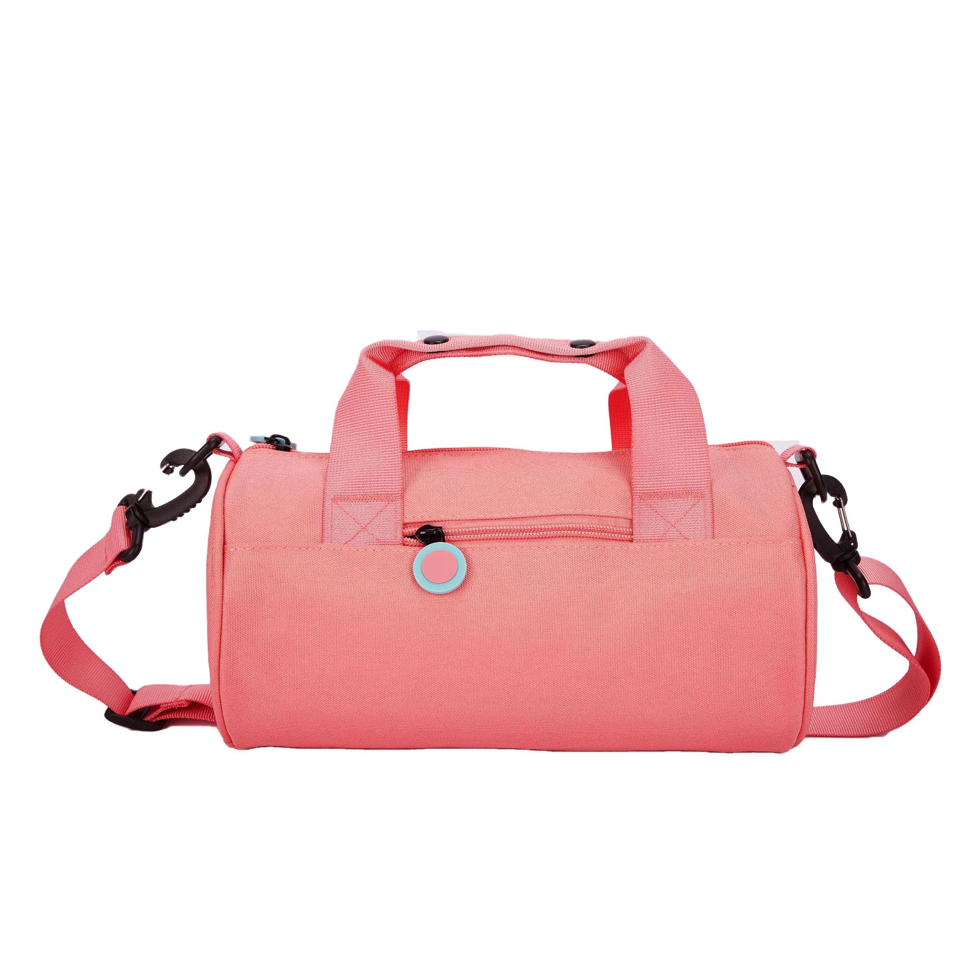 Gym Bag for Women, Waterproof Travel Bag with Wet Clothes Compartments and Adjustable Strap, Small Duffel Bag for Sports, Gyms and Weekend Getaway, Pink, S, Classic