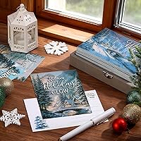 Vista 81 de Nuanchu 80 tarjetas postales de Navidad vintage de 4 x 6 pulgadas, tarjetas de felicitación de Papá Noel, tarjetas de Navidad retro, reimpresión