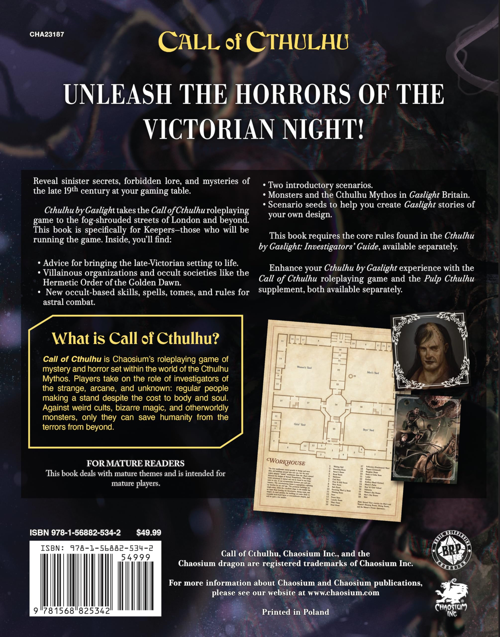 Cthulhu by Gaslight: Keeper’s Guide – Stand-Alone Victorian Horror| Call of Cthulhu Standalone Supplement