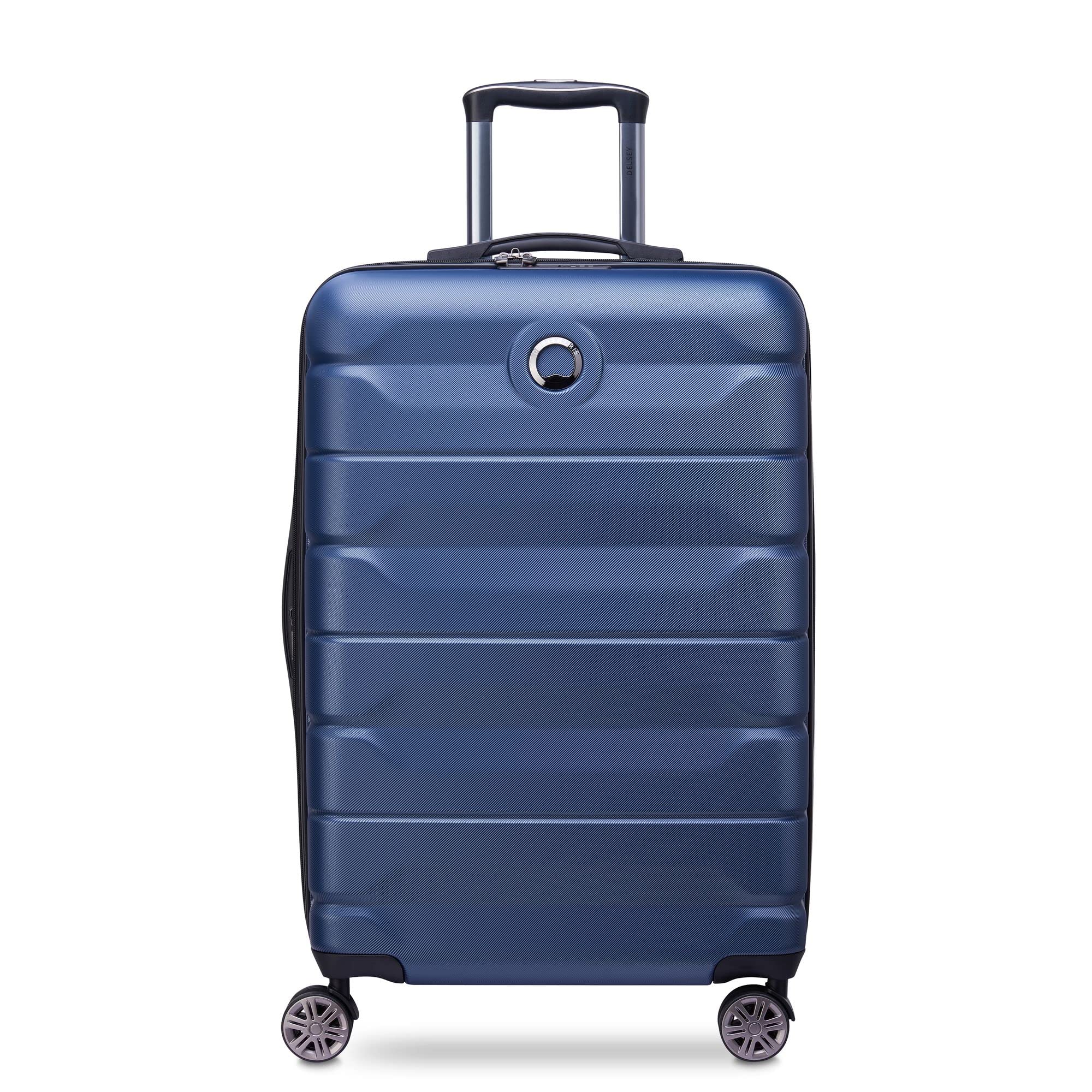 DELSEY PARISUmbrella AIR Armour, Navy Blue, M, Expandable Suitcase