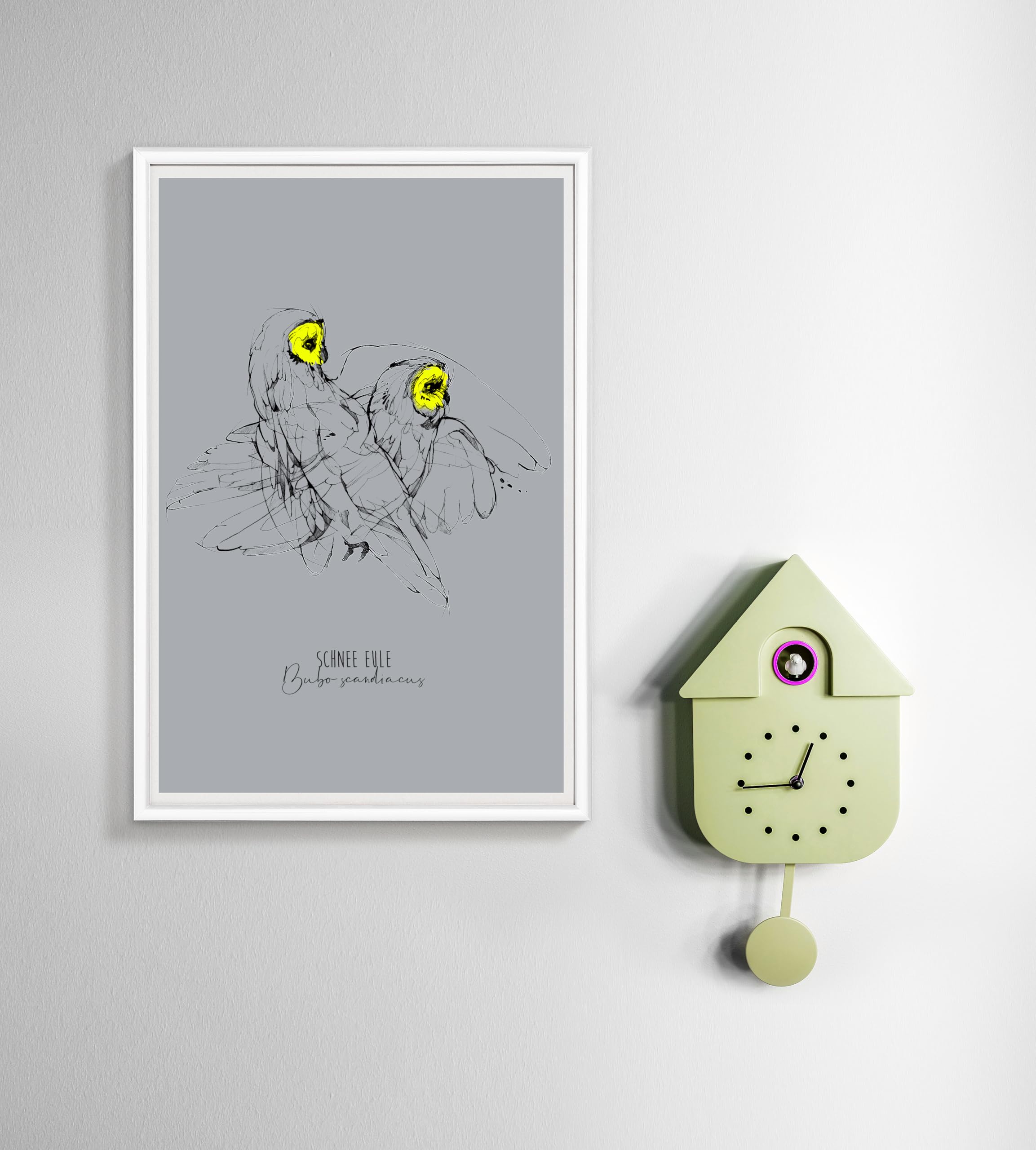 walther design nera 42 x 59,4 cm (DIN A2) con vetro artistico, cornice in plastica New Lifestyle KVX426B