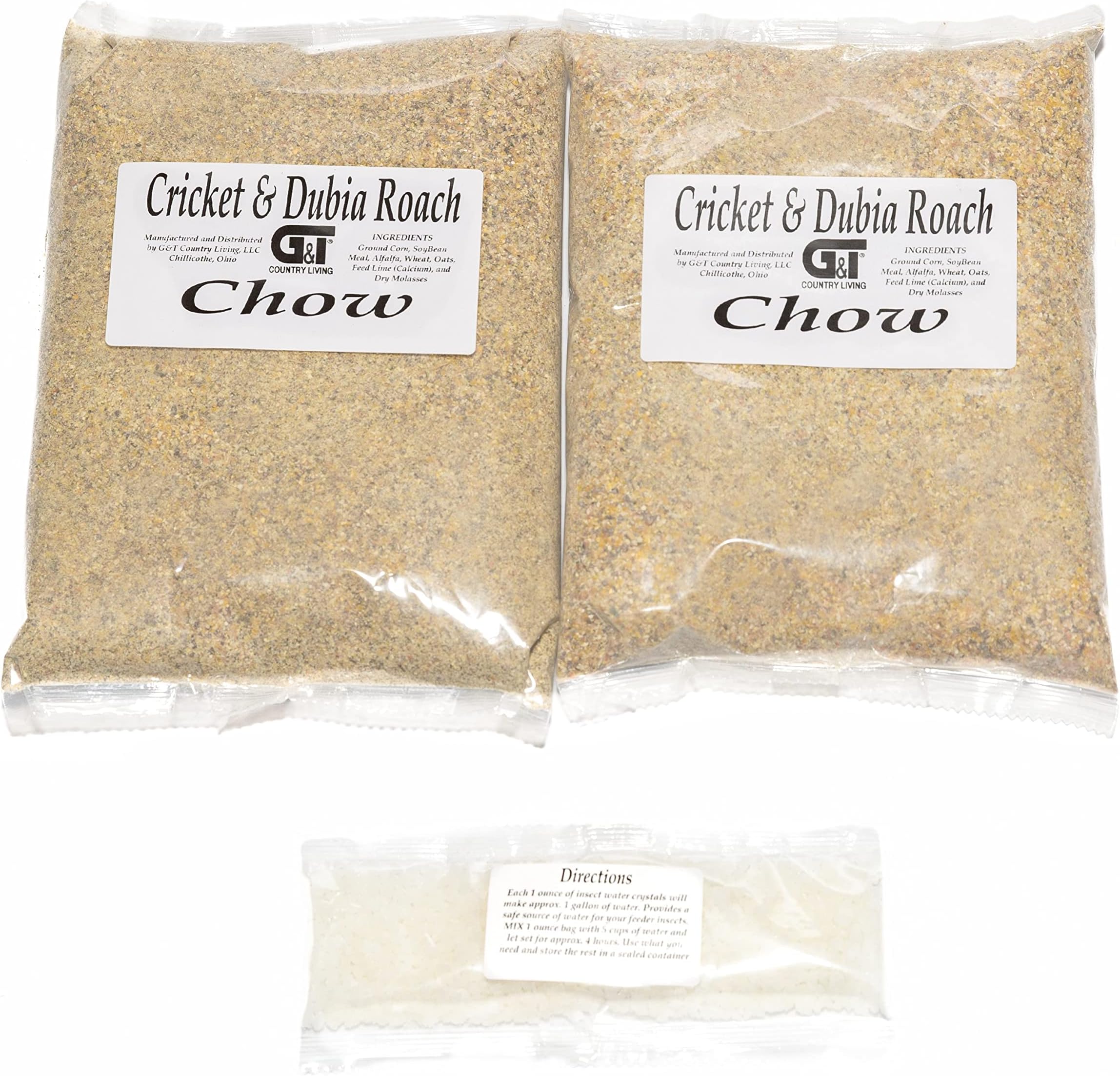 G&T Country Living Cricket and Dubia Roach Chow Kit 4