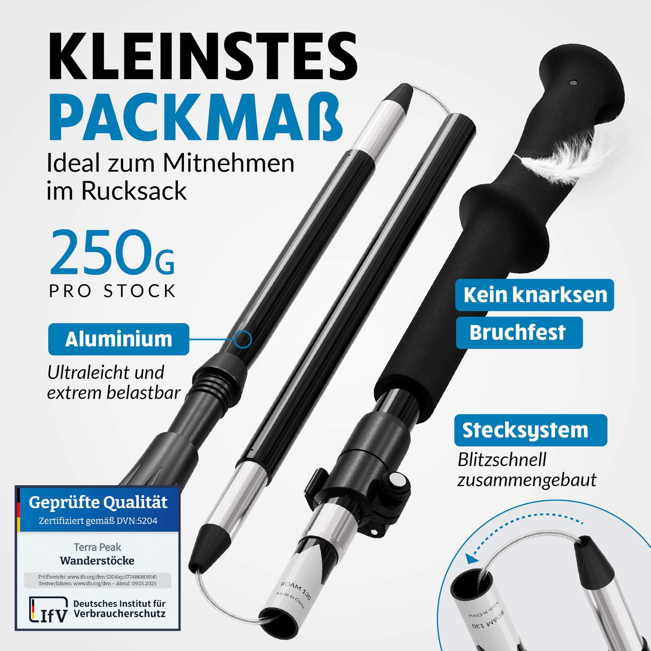 Camp Backcountry Carbon 2.0 trekkingstokken, schwarz Camp Backcountry Carbon 2.0 trekkingstokken, schwarz