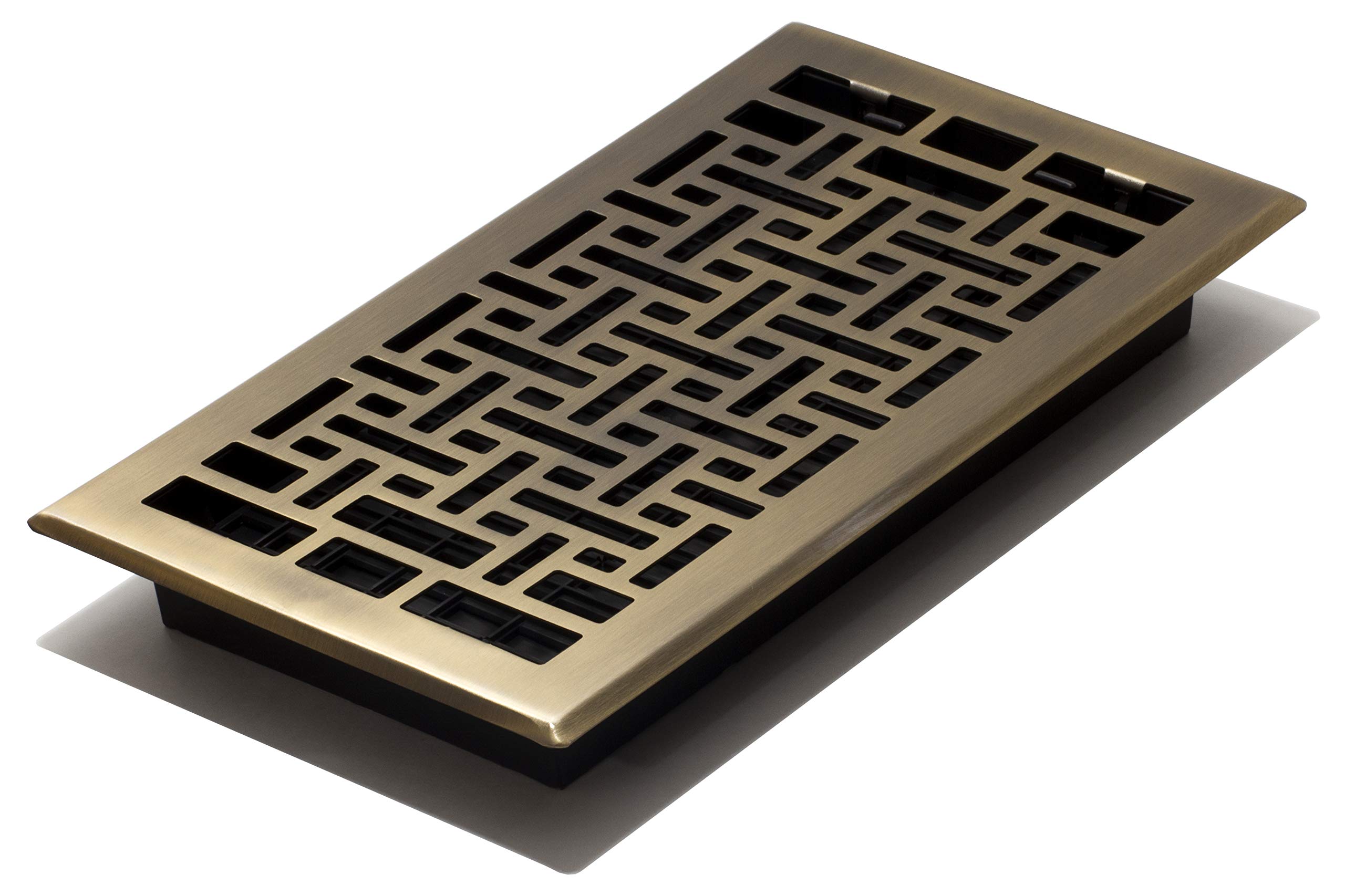 Decor Grates AJH612-A Oriental Kat Kaydı, 15x30 cm, Antik Pirinç Kaplama
